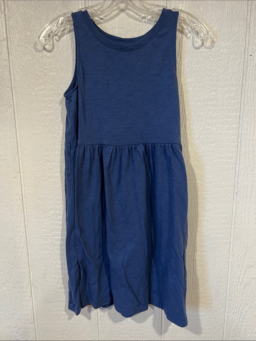Old Navy Navy Blue Girls' Sleeveless Jersey Dress